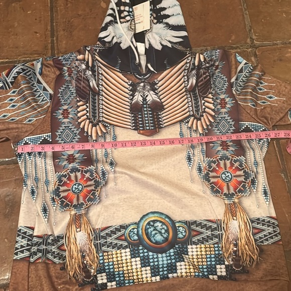 Native print hoodie - Picture 5 of 6
